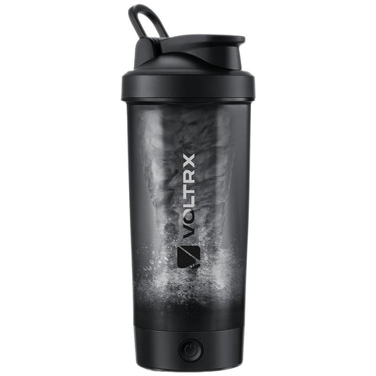 VOLTRX Merger Electric Protein Shaker Sports Bottle 24 Oz Portable USB C Rechargeable BPA Free, Smooth Texture, Easy to Clean, Waterproof